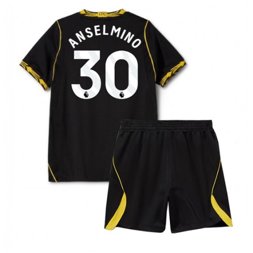 Fotbalové Dres Chelsea Aaron Anselmino #30 Dětské Venkovní 2026-27 Krátký Rukáv (+ trenýrky)